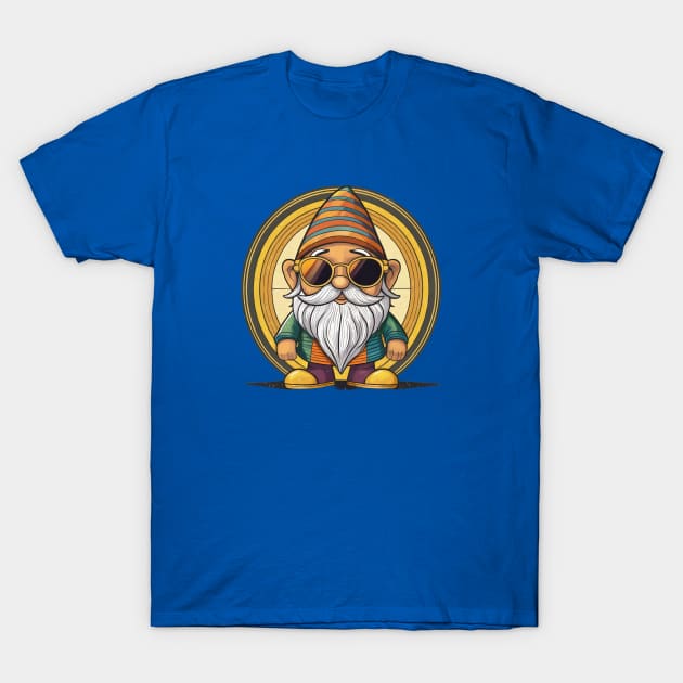 Cool Gnome T-Shirt by Liftedguru Arts